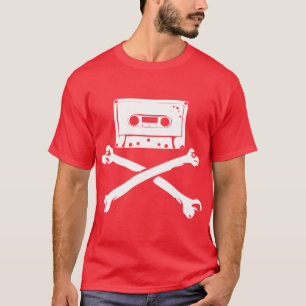 Camiseta Taping casero de la piratería de la cinta y del