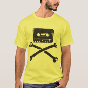 Camiseta Taping casero de la piratería de la cinta y del