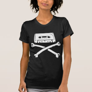 Camiseta Taping casero de la piratería de la cinta y del