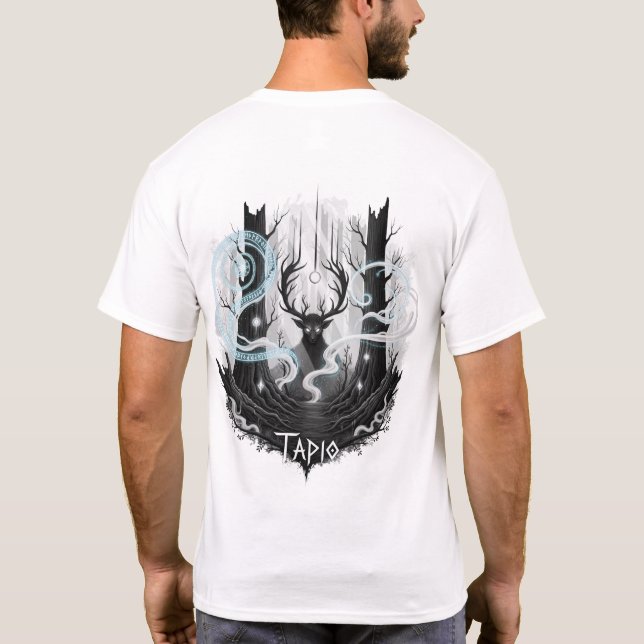 Camiseta "Tapio" Finnish Forest Spirit Elk T-Shirt (Reverso)