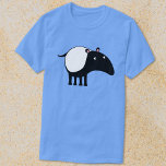 Camiseta Tapir<br><div class="desc">Un lindo Tapir malayo para los amantes de la fauna y la flora en peligro de extinción. Arte original de Nic Squirrell.</div>