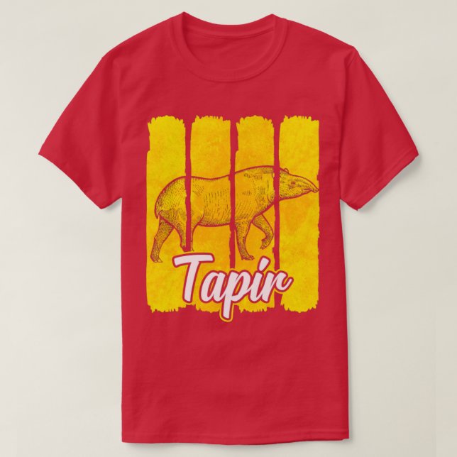 Camiseta Tapir Animal (Diseño del anverso)