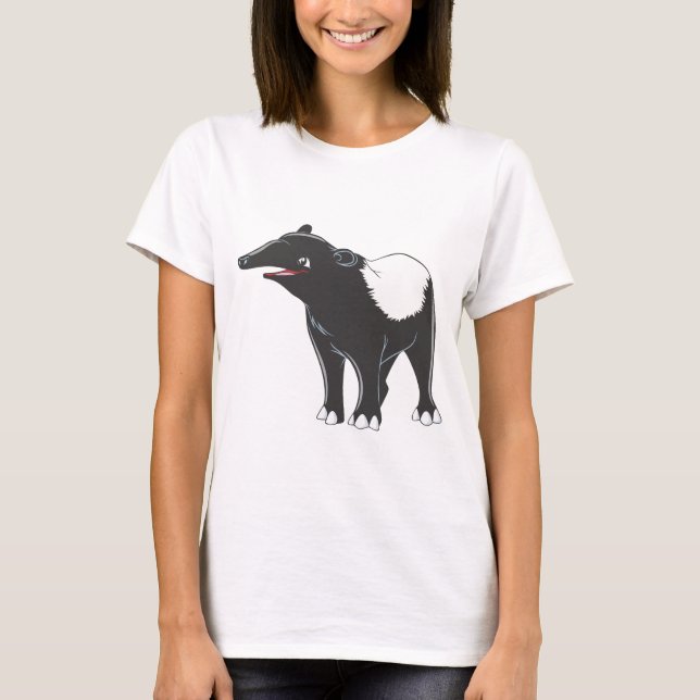 Camiseta Tapir feliz (Anverso)