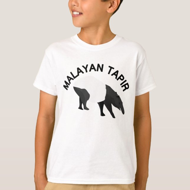 Camiseta Tapir malayo (Anverso)