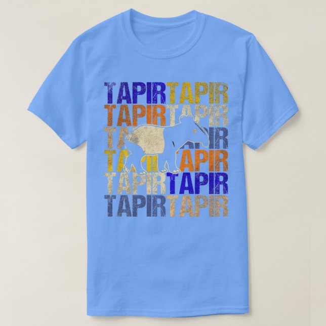 Camiseta Tapir malayo 2 (Diseño del anverso)