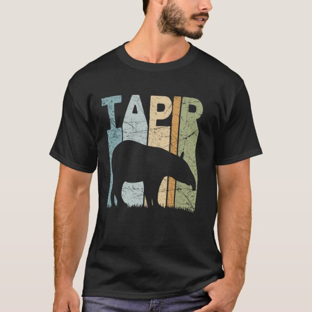 Camiseta Tapir Tapir Retro Tapir (Anverso)