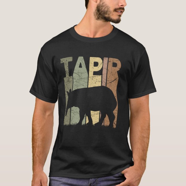 Camiseta Tapir Tapir Retro Tapir 2 (Anverso)