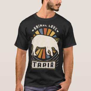Camiseta Tapir Vintage Classic Retro Animal