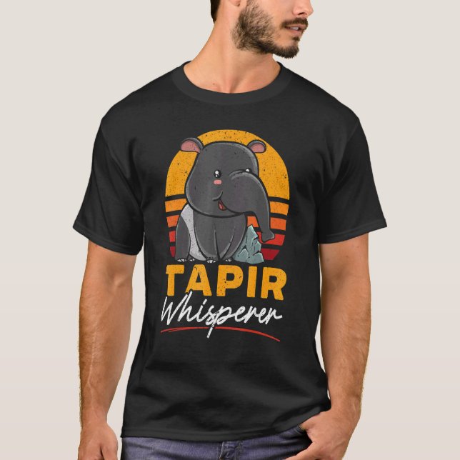 Camiseta Tapir Whisperer Animal Zookeeper Tapir (Anverso)