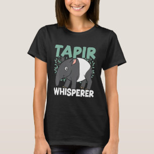 Camiseta Tapir Whisperer Animal Zookeeper Tapir