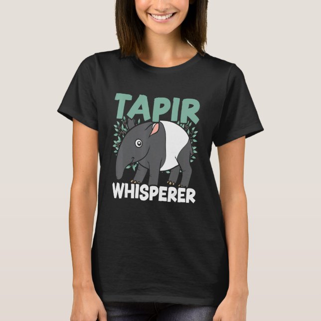 Camiseta Tapir Whisperer Animal Zookeeper Tapir (Anverso)