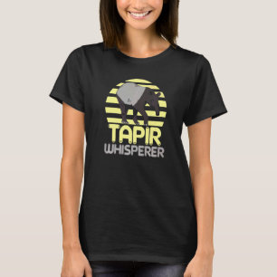 Camiseta Tapir Whisperer Animal Zookeeper Tapirrif
