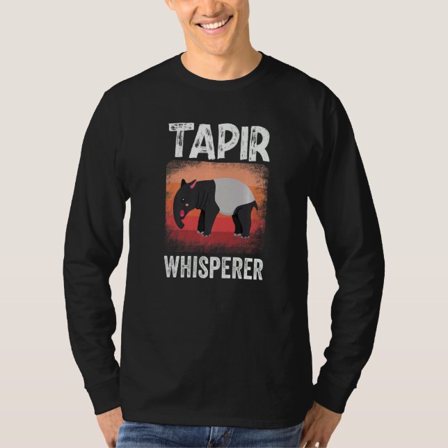 Camiseta Tapir Whisperer Mammal From South America Wildlife (Anverso)