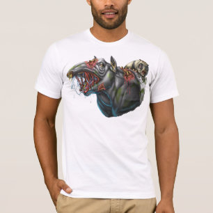 Camiseta Tapir y panda del zombi