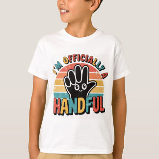 Camiseta Tapita para Chica de niños 5 cumpleaños fiesta gra