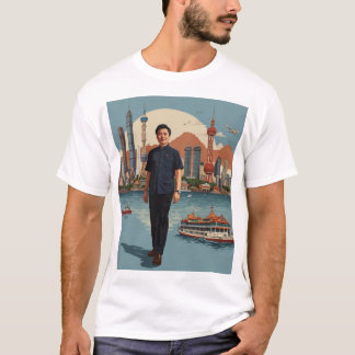 Camiseta Tapiz a través del Estrecho: progreso, patrimonio