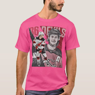 Camiseta Tapiz de camisas de hockey Jack Hughes