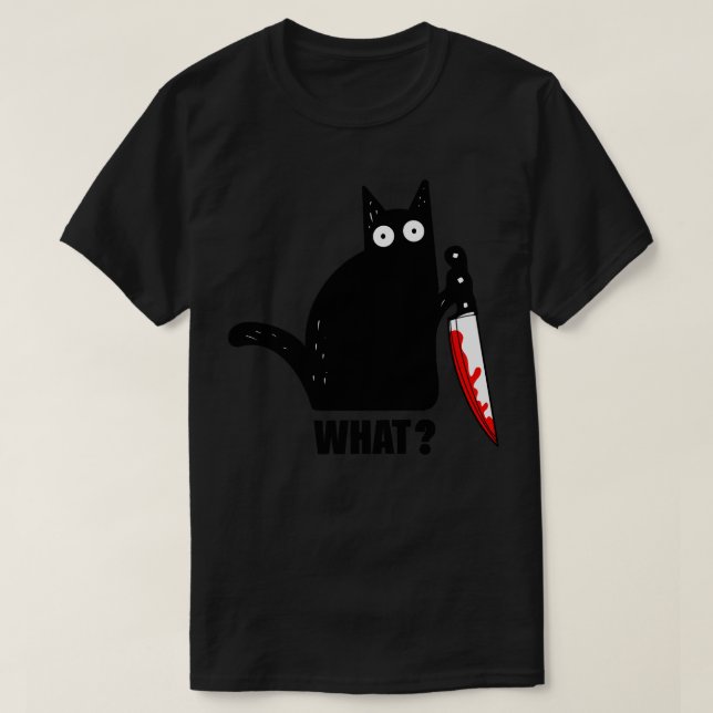 Camiseta Tapiz De Gato De Bloqueo De Sombrío (Diseño del anverso)