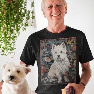 Camiseta Tapiz de jardín occidental al estilo William Morri