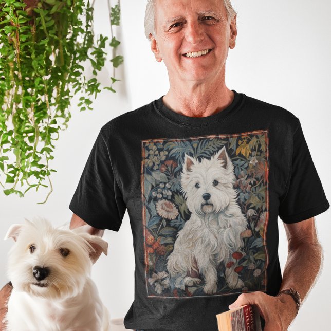 Camiseta Tapiz de jardín occidental al estilo William Morri (Subido por el creador)