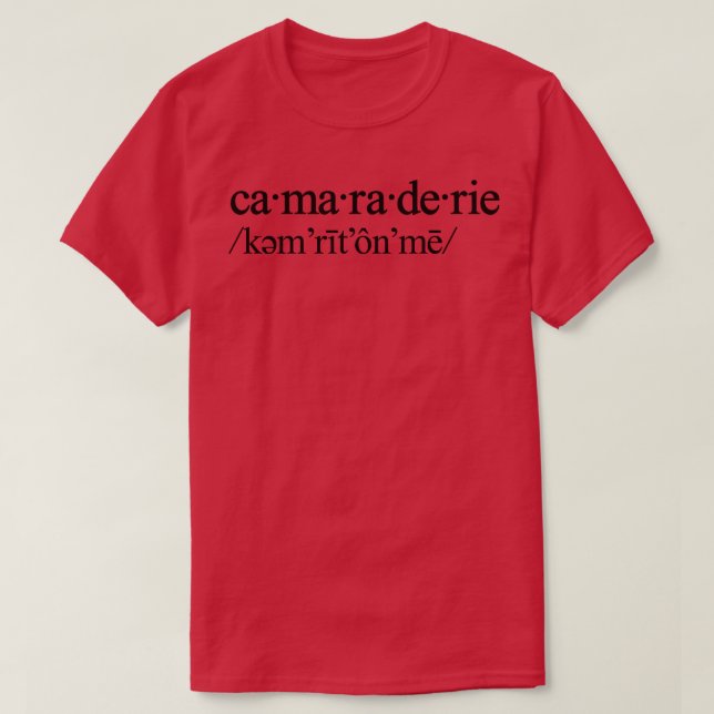 Camiseta Tapiz de la Camaradería (Diseño del anverso)