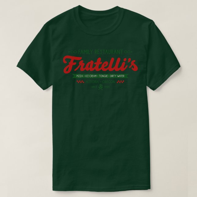 Camiseta Tapiz de restaurante familiar Fratellis (Diseño del anverso)