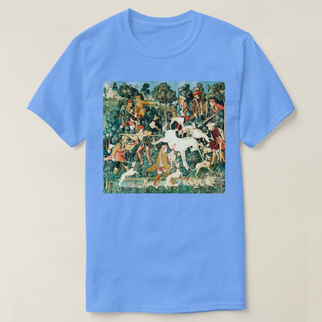 Camiseta Tapiz floral de unicornio 3 (Diseño del anverso)