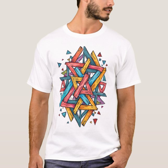Camiseta Tapiz triangular (Anverso)