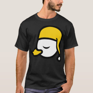 Camiseta tapón de cara de cabeza cama cansada dormir dormid