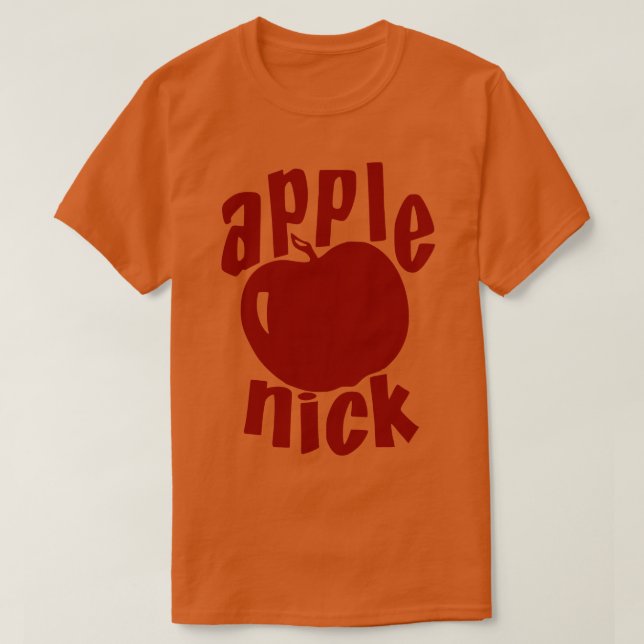 Camiseta Tapón de frasco Apple Nick Vintage Soda (Diseño del anverso)