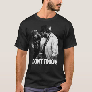 CAMISETA TAPÓN ESPINAL "¡NO TOQUES!" CITA DE PELÍCULA