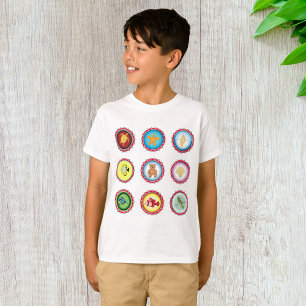 Camiseta Tapones tropicales para botellas Diseño Océano y V
