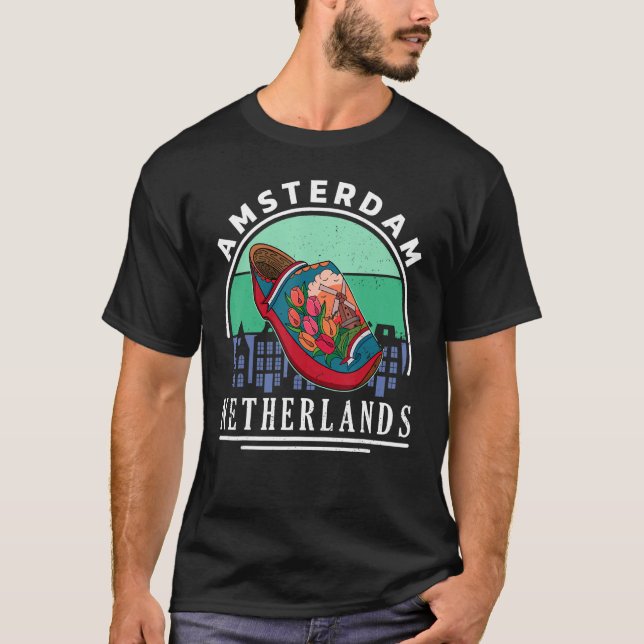 Camiseta Tapos holandeses calzado Klomp Países Bajos Suelo  (Anverso)