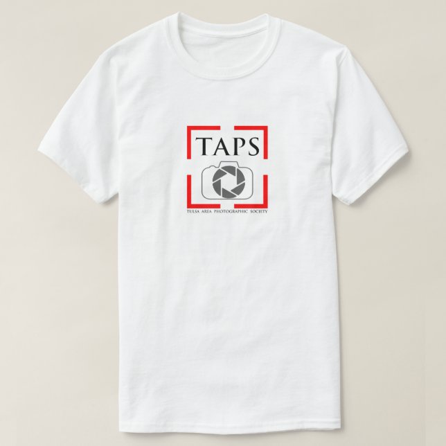 Camiseta TAPS Tulsa Area Photographic Society T-Shirt (Diseño del anverso)