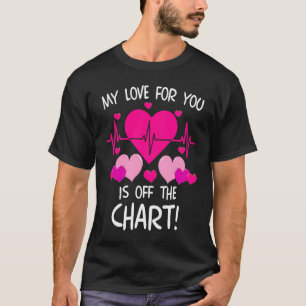 Camiseta Taquicardia Ama Del Gráfico De Enfermería De La UC