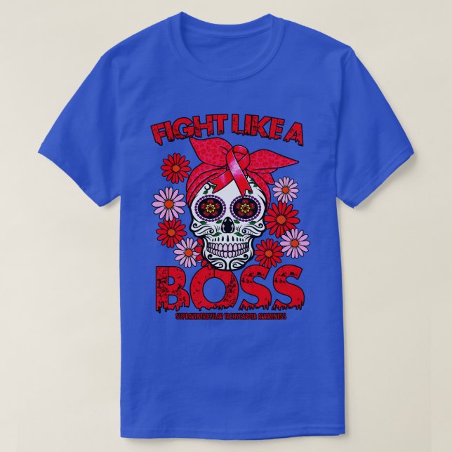 Camiseta Taquicardia supraventricular Lucha de concientizac (Diseño del anverso)