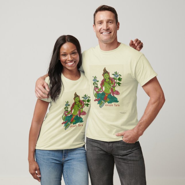 Camiseta Tara verde (Unisexo)
