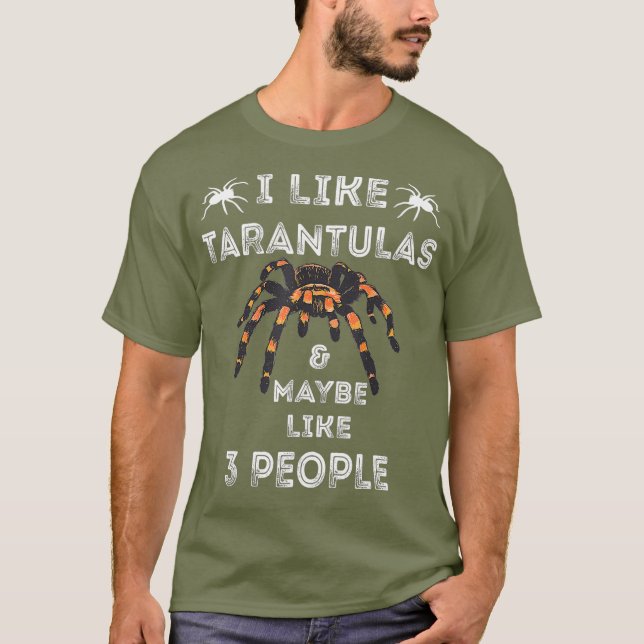 Camiseta Tarantula Funny Spider Lover Tarantula Arachnids (Anverso)