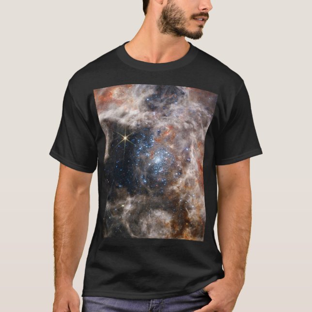 Camiseta Tarantula Nebula Imagen de JWST (Anverso)