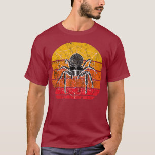 Camiseta Tarantula Retro Vintage Sunset Spider Web