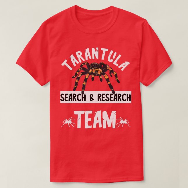 Camiseta Tarantula Team Spider Lover Bug Catcher Arachnids (Diseño del anverso)