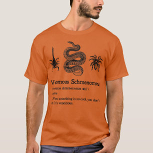 Camiseta Tarantula, una divertida serpiente de escorpión ve