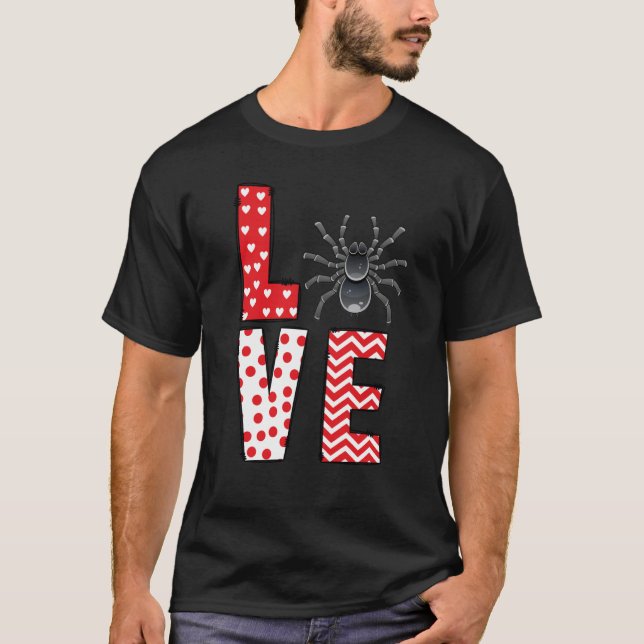 Camiseta Tarantula Valentines Day Love Valentine Cute Heart (Anverso)