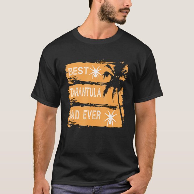 Camiseta Tarantulabest Papá de Tarántula Mejor de Todos los (Anverso)