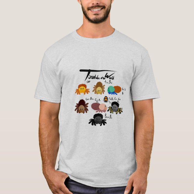 Camiseta Tarantulas del Mundo Cute Spider  (Anverso)