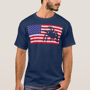 Camiseta Tarantulas Estados Unidos Bandera Patriótica Estad