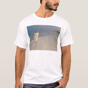 Camiseta Tarde del verano en la playa meridional de Skagen