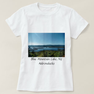 Camiseta Tarde en montaña azul