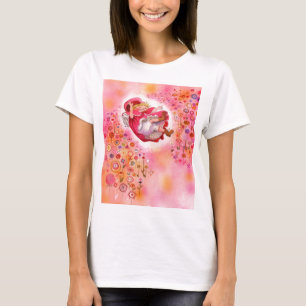 Camiseta Tarde feliz de las flores de las alegrías simples