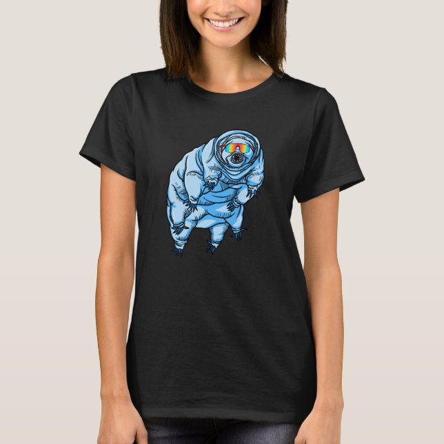 Camiseta Tardigrade Water Bear Blue Redneck Tardigrade (Anverso)